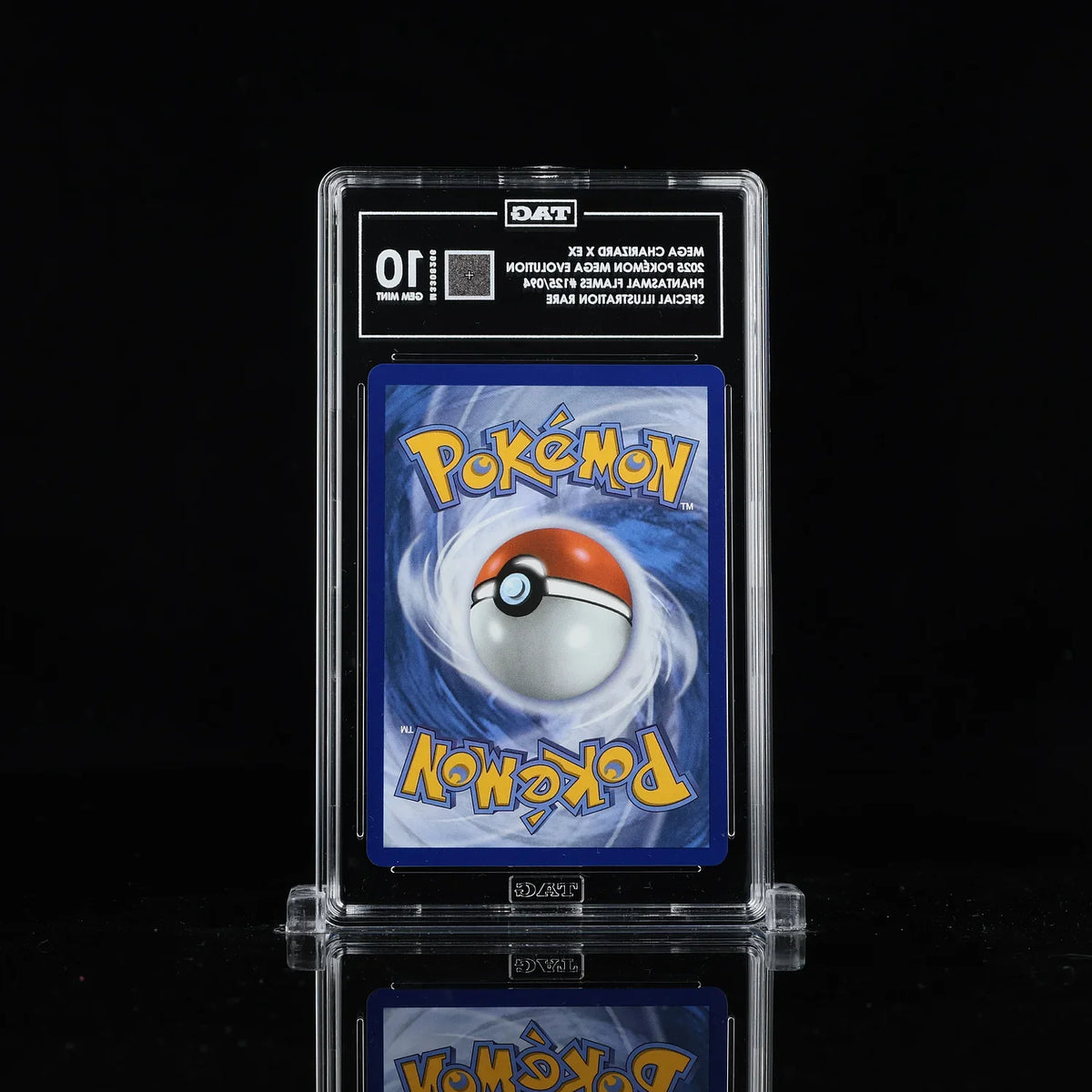Mega Charizard X ex - Pokemon Phantasmal Flames #125 TAG 10