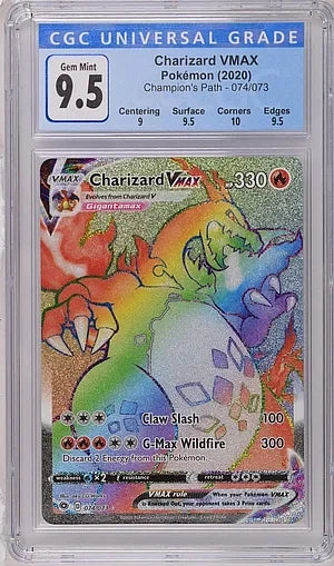 Charizard VMAX - Pokemon Champion's Path #74 CGC 10