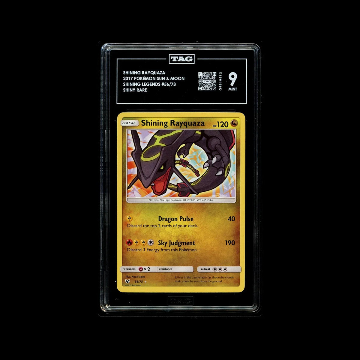 Shining Rayquaza - Pokemon Shining Legends #56 TAG 9