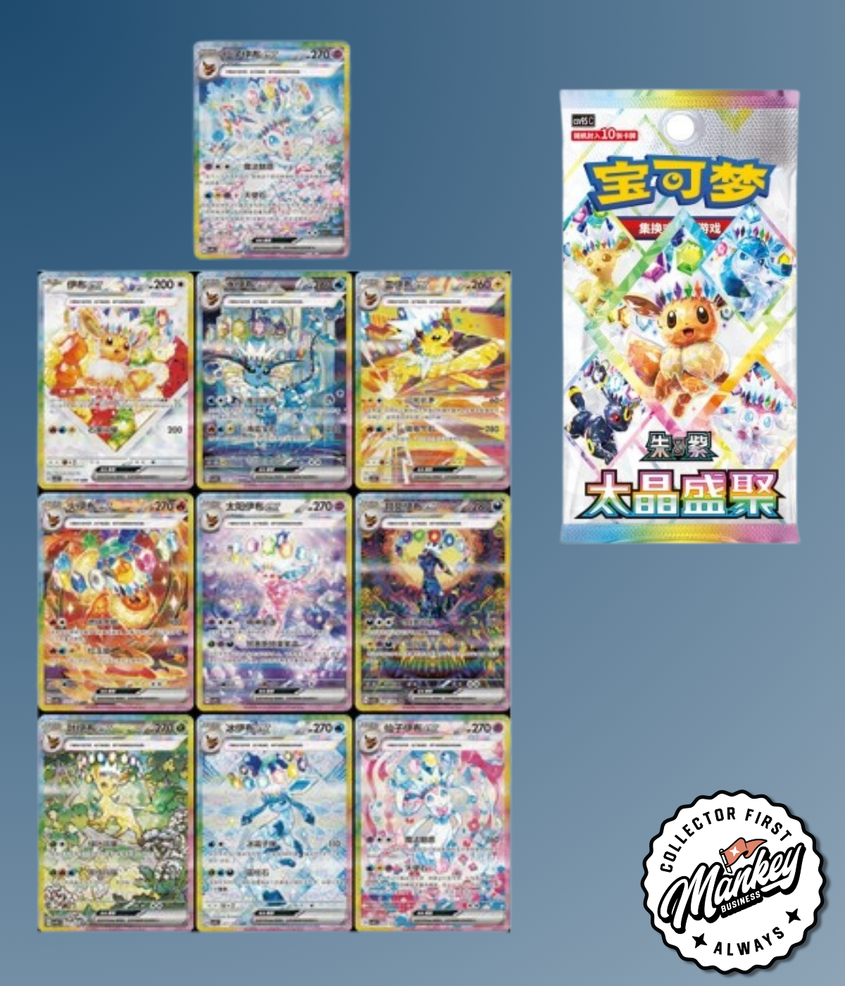 Pokemon Eeveelutions Badge Set (Random)