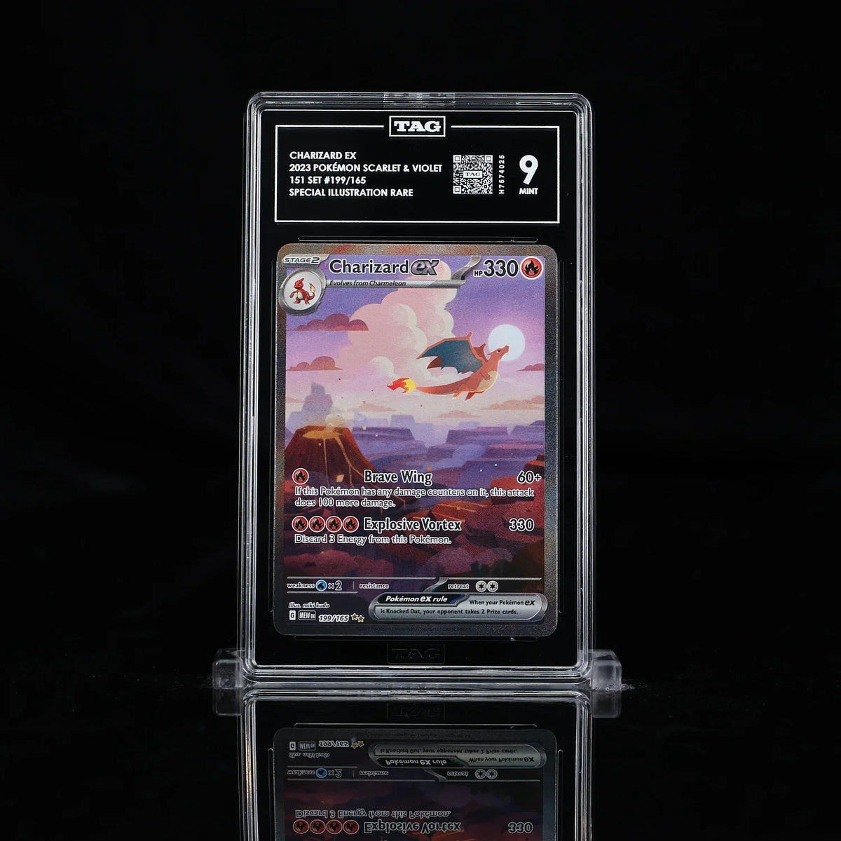 Charizard ex - Pokemon Scarlet & Violet 151 #199 TAG 9