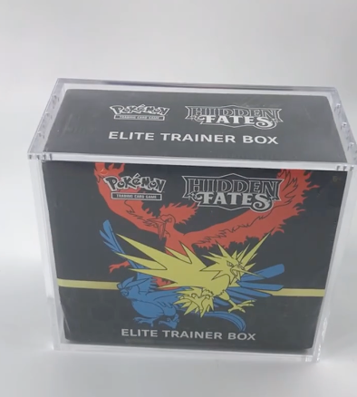 Elite Trainer Box Acrylic Protective Case with Magnetic Cover