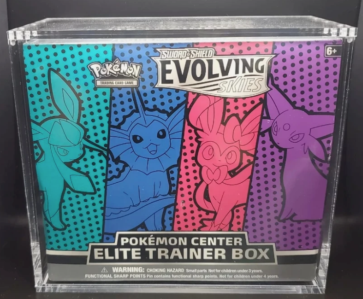 Elite Trainer Box Acrylic Protective Case with Magnetic Cover