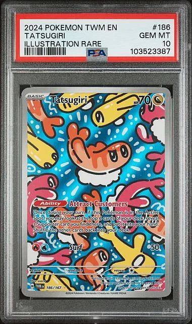 Tatsugiri - Pokemon Twilight Masquerade #186 PSA 10